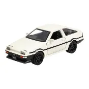 【KIDMATE】1:33 CCA合金車Toyota AE86 H2米白(兩邊車門可開 迴力車模型玩具車)
