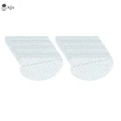 100 件一次性強力抹布拖把布墊適用於 Ecovacs Deebot OZMO T8 AIVI T8 Max T9 AI