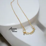 Aurora.acc｜摩羯座 Capricorn 吊鑽 星座項鍊 ｜鎖骨鍊 O字鍊 頸鍊｜送耳扣擦拭布收納袋｜奧蘿菈飾品