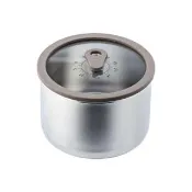 【CookPower 鍋寶】匠造系列可微波強化玻璃蓋不鏽鋼保鮮盒900ml(上蓋可微波/適用電磁爐)
