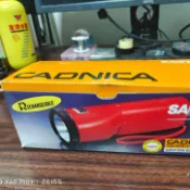 正 日本 三洋 SANYO 內建鎳鎘電池 復古 手電筒 CADNICA NL-S610 充電電壓220V