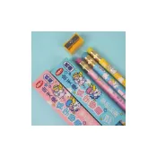 (店+)【LIBERTY】利百代 學齡前鉛筆 CB-202 小天使皮頭抗菌大三角形鉛筆2B /一小盒3支入 台灣製 大三角形鉛筆
