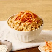 【冊子】櫻花蝦油飯(375g)｜即享餐盒 獨立包裝 宅配美食 加熱即食 小資 獨享 冷凍  露營 野炊