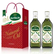 馬可家歐日經典油品食材專門店 Olitalia奧利塔特級初榨橄欖油禮盒組(1000ml x 2瓶)