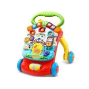 【Vtech】2合1多功能寶寶學步車-紅