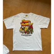 二手正品 BAPE Bathing Ape 限量版 銷售一空 T-shirt Street Fighter 快打旋風 L