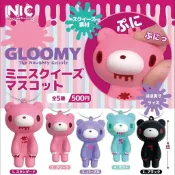 台灣現/貨11月NIC GLOOMY 暴力熊 迷你捏捏掛件 日版扭蛋