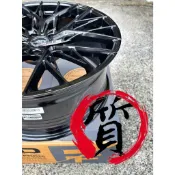 【五股實體門市】全新 正AD 北德文 18吋 旋壓鋁圈 2341 輕量化 鋼琴黑
