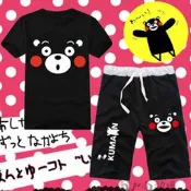 《實在購 模型》KUMAMON 熊本 熊吉祥物 短褲 t恤 動漫周邊くまモン 萌熊套裝