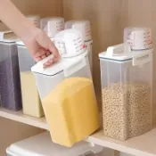 雜糧收納盒米桶家用五穀糧食儲物罐廚房食品儲存裝豆子寵物密封罐xp