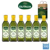【百利市購物中心】義大利【Olitalia奧利塔】純橄欖油 (500ml/瓶)×6瓶，免運