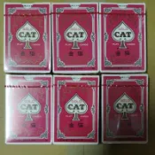 每副12元未拆封金貓撲克牌 gold cat