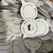 客製化 蛋糕插牌 燙金蛋糕logo插牌定製生日快樂小卡片烘焙甜品台裝飾插件印刷訂製