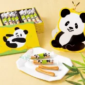 現貨 日本 YOKUMOKU 雪茄蛋捲 東京限定 熊貓 迷你蛋捲16入 上野動物園 貓熊 YOKU MOKU【美麗密碼】