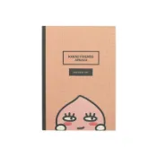 【墊腳石】(限量)(日貨)KAKAO FRIENDS 呆萌大頭 牛皮紙筆記本B5-Apeach