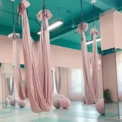 空瑜吊床 空中瑜伽掛布 空中瑜伽吊牀家用反重力吊繩微彈力懸掛式吊帶瑜伽館專用