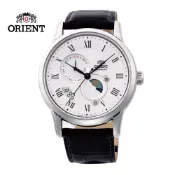 ORIENT 東方錶 SUN&MOON系列 日月相錶 鋼帶款 白面 RA-AK0008S