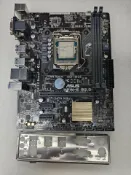 三和電腦配件店 【二手福利】華碩H81M-E R2.0拆機主機板+G3260 CPU套裝 原裝擋板 辦公影音文書機升級神器 穩定耐用