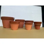 ［農莊園藝］日本(“深“)花盆 素燒盆 多肉盆  陶盆 2號2.5號3號3.5號4號4.5號5號5.5號6號7號深盆