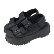 Converse 厚底涼鞋 Run Star Sandal 男鞋 女鞋 黑 增高 扣環 魔鬼氈 A20645C