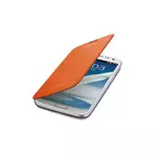 【百利市購物中心】SAMSUNG 三星 Galaxy Note2 N7100 原廠書本式側掀皮套 橘