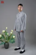 永羣沉香 居士服 男生居士服 男眾居士服 米通布 套裝