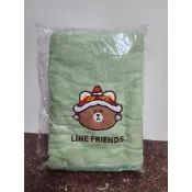 （現貨）LINE FRIENDS 🎀熊大福氣來浴巾🎀