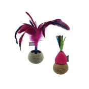 【JOYSER】貓薄荷不倒翁系列（小魚｜小怪物）*2入組(寵物玩具、貓玩具)
