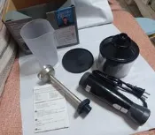 ╭✿㊣二手 Jamie Oliver 電動調理攪拌棒三件組【HA0120】功能正常 附量杯,調理杯,外盒 特價 $999
