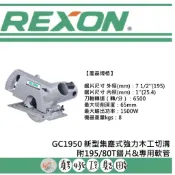 【真好工具】力山 GC1950 新型集塵式強力木工切溝機 附195/80T鋸片&專用軟管