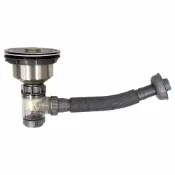 (店+)【蝴蝶衛浴】廚房水槽落水頭-提籠14CM流理臺落水頭.水槽提藍.防蟑防臭.水槽落水頭.有效防蟑防臭.水槽.下水管
