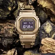 【CASIO 卡西歐】G-SHOCK 35周年太陽能電波手錶 送禮 禮物 推薦(GMW-B5000GD-9)
