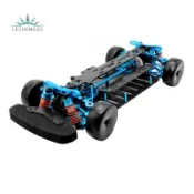 1/10 TT02 KIT 車架,完整改裝,碳釬焊底盤,金屬更換配件車架,DIY 升級