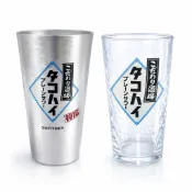 現貨🔥極稀有 KODAWARI 日本進口 suntory 三得利 酒場 鋁杯 玻璃杯 台啤 啤酒杯 小田尻坂羽章魚 套組