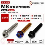 【SOMOTO 2026嚴選】 台灣製造 M8齒輪油洩油螺絲(附墊片)《無磁石》適用B8R：水冷BWS、六代、FORCE