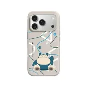 【RHINOSHIELD 犀牛盾】iPhone 15/16/17系列SolidX強化吸震緩衝防摔手機殼/幾何系列-卡比獸(寶可夢)-貝殼灰