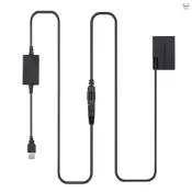 Andoer DR-E18 佳能LP-E18假電池 帶5V 2A單USB升壓線 適用於佳能750D Kiss X8i T