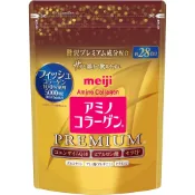 (店+)【Meiji 明治】【日本直送】明治 Meiji 膠原蛋白粉 豪華版 196g/28日 低分子 魚 膠原蛋白 玻尿酸 Q10 金色加強版新版
