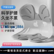【便宜有好貨】【加大加厚】人體工學椅護腰坐墊坐姿矯正椅靠背腰椎頸椎牽引器