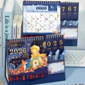 【臺書屋】2026日曆 月曆 日曆 掛曆 小日曆 迷你日曆 迷你桌曆 小桌曆 卡皮巴拉扭蛋本臺歷多功能卡 小王子