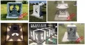 庭園造景燈 LED燈 四面佛 石燈 裝飾