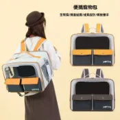 【跟屁蟲の王國】寵物拉桿箱 寵物推車 寵物外出包 寵物提籠 可折疊式運輸籠 寵物拉桿包 寵物背包 手拉式折疊(09)