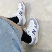 (店+)【NEW BALANCE】NEW BALANCE 480 白紫 復古 休閒 焦糖底 女款 休閒鞋 運動鞋 BB480LXB