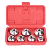 [商城] 7pcs 機油濾清器蓋扳手套筒套裝 3/8in Drive 24 27 29 30 32 36 38mm 替換