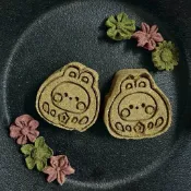 道格兔Dogbbit｜現貨【桃花達摩小兔 】兔子草餅 提摩西草餅 提摩西草 零食 苜蓿草 兔子蛋糕 兔草餅