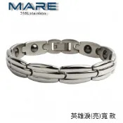  § 全館5折 § 【Mare】㊣316L白鋼手鍊：英雄淚(亮)寬 款【售後服務&保固12個月】