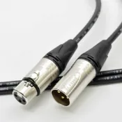 (店+)【YC Sound】1米 鍍鎳頭 進口等級 屏蔽隔離 XLR 公轉母 公對母 平衡式訊號線 電容式麥克風線 平衡頭 卡農線 聲卡 平衡線