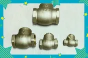 [台製]1/2FS富山橫式逆止閥，4分 高品質黃銅牙口逆止閥，耐高溫，超耐用，雙內牙接頭，逆止閥，銅接頭。