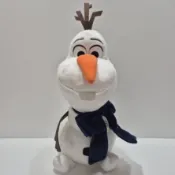 全新 日本景品 SEGA 冰雪奇緣 藍絲帶 Preciality 雪寶 絨毛娃娃 35公分