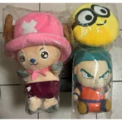 《台灣現貨出貨》正版雷標 萬普代理正版娃娃樂玩多七龍珠超藍悟空蘿蔔圓形抱枕小小兵抱枕航海王喬巴大娃娃